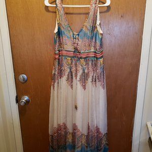 Ornate free flow dress